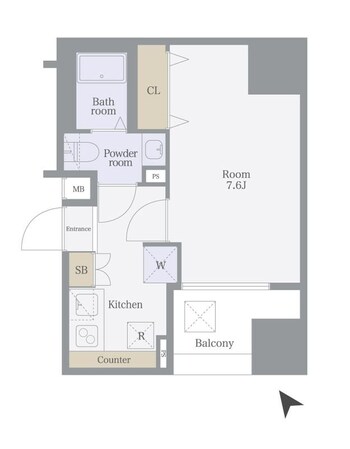アイルプレミアム千駄木の物件間取画像